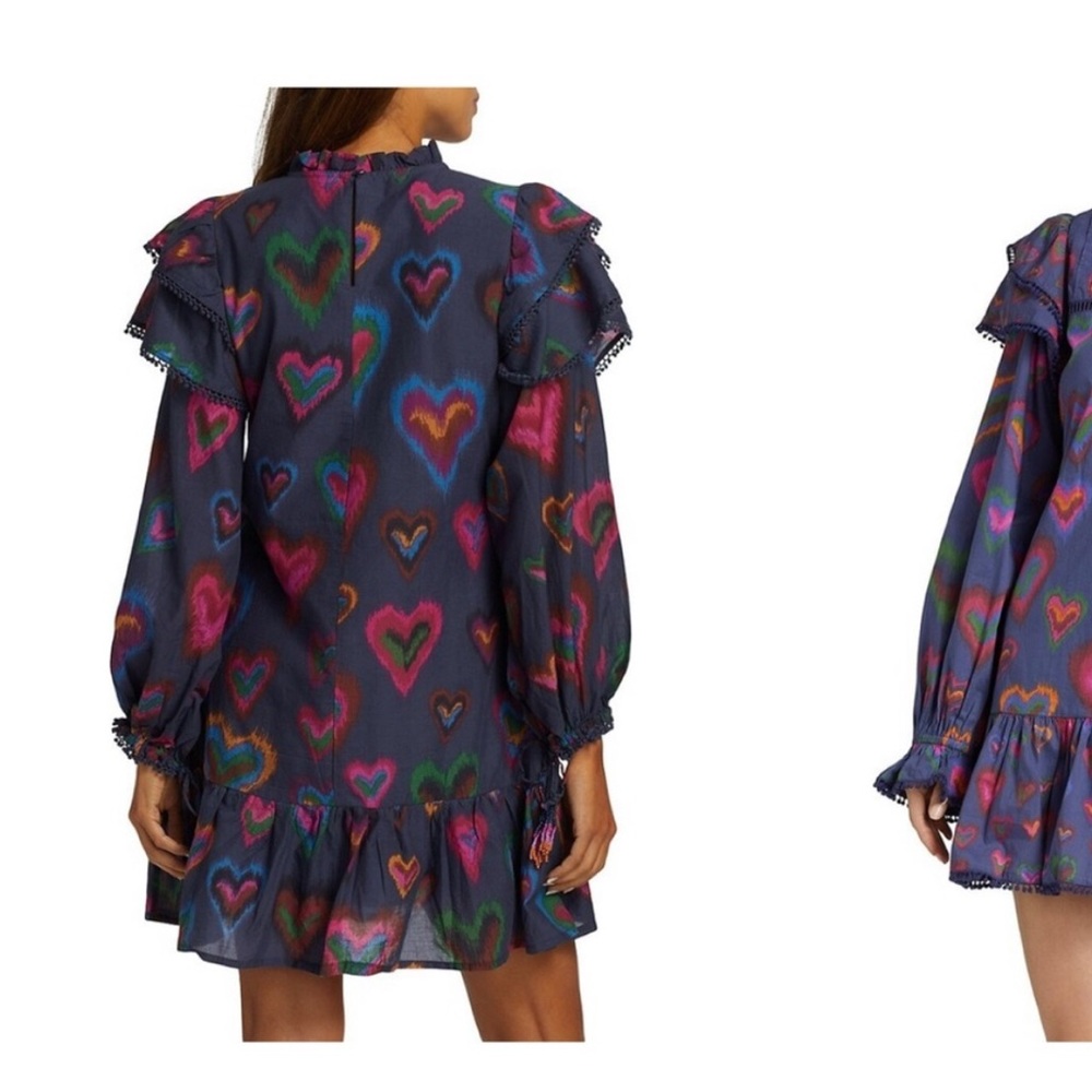 Farm Rio Heart Patterned Multicolor Dress - Picture 2 of 7